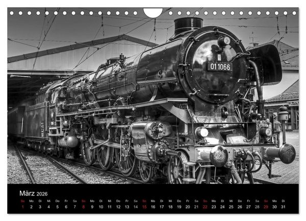 Produktbild: Mein Dampfbahnkalender 2026 (Wandkalender 2026 DIN A4 quer), CALVENDO Monatskalender
