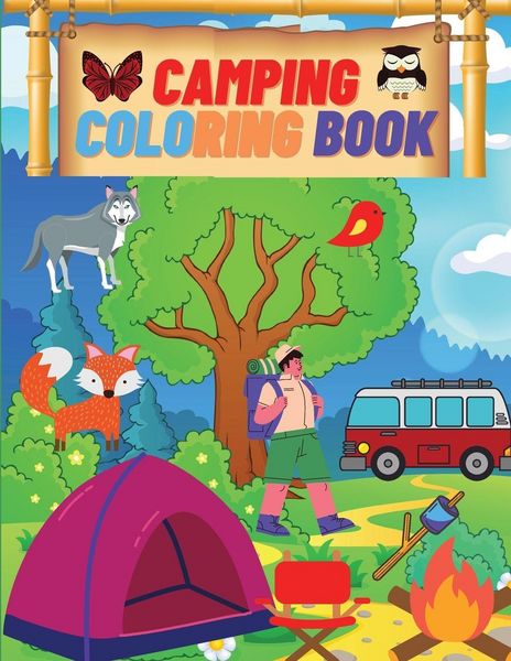 Produktbild: Camping Coloring Book