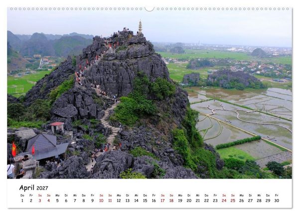 Produktbild: Vietnams verborgenes Paradies (hochwertiger Premium Wandkalender 2027 DIN A2 quer), Kunstdruck in Hochglanz
