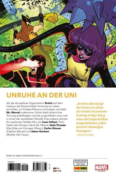 Produktbild: Ms. Marvel: Mein Leben als Mutantin