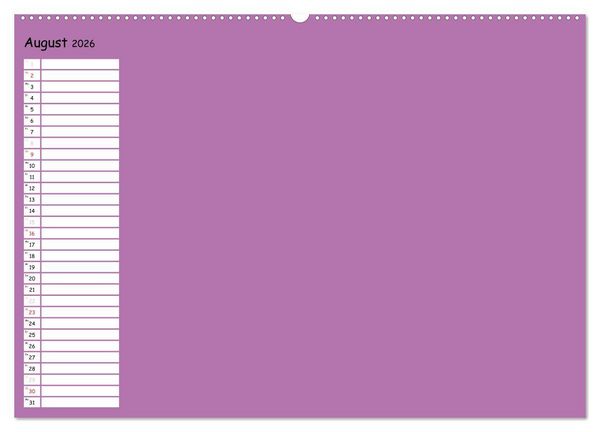 Produktbild: Bunter Bastelkalender (Wandkalender 2026 DIN A2 quer), CALVENDO Monatskalender
