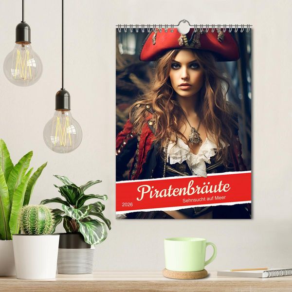 Produktbild: Piratenbr&auml;ute Sehnsucht auf Meer (Wandkalender 2026 DIN A4 hoch), CALVENDO Monatskalender