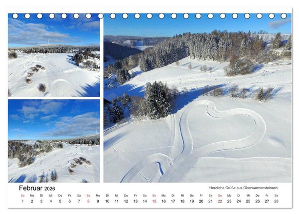 Produktbild: Luftaufnahmen rund um den Ochsenkopf (Tischkalender 2026 DIN A5 quer), CALVENDO Monatskalender