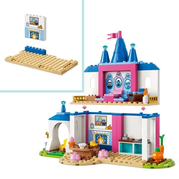 Produktbild: LEGO ǀ Disney Princess 43283 Cinderellas Tierpalast, Bauspielzeug f&uuml;r Kinder ab 4 Jahren