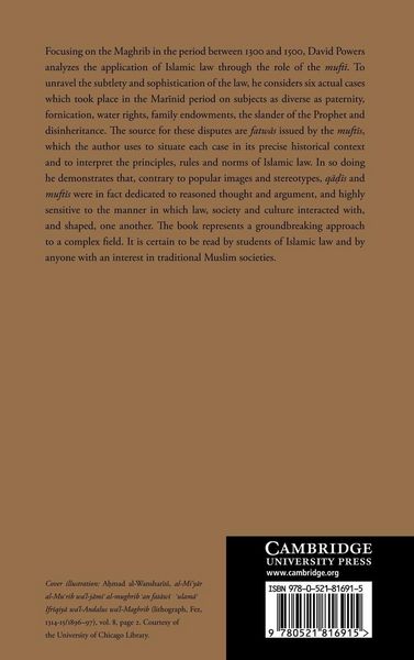 Produktbild: Law, Society and Culture in the Maghrib, 1300 1500