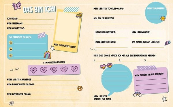 Produktbild: #BFF &ndash; Ava & Isi &ndash; Das Freundebuch der beliebten Social-Media-Stars
