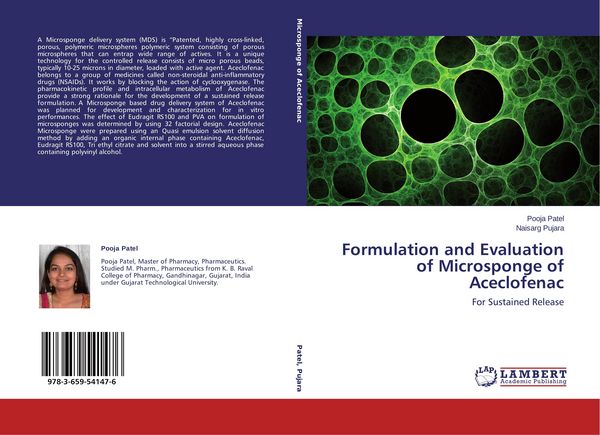 Produktbild: Formulation and Evaluation of Microsponge of Aceclofenac