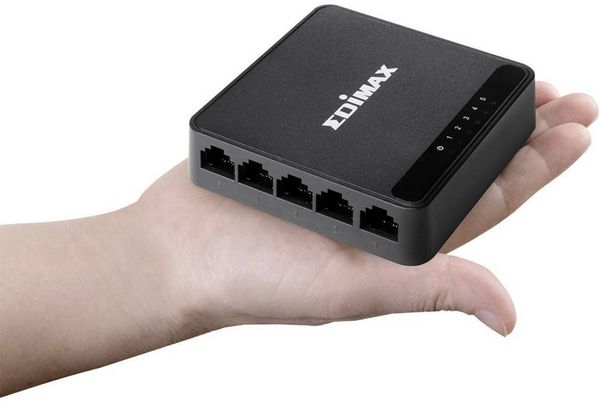 Produktbild: EDIMAX ES-3305P ES-3305P Netzwerk Switch 5 Port 100MBit/s