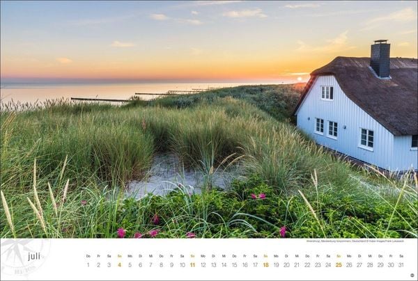 Produktbild: Ostsee Globetrotter Kalender 2027 - Von behaglichen Strandk&ouml;rben und rauen K&uuml;sten