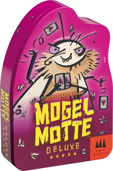 Schmidt 40899 - Drei Magier: Mogel Motte Deluxe in Metalldose, Kartenspiel