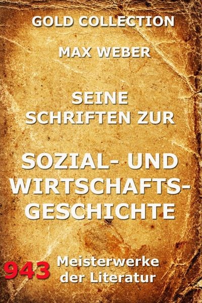 Produktbild: Seine Schriften zur Sozial- und Wirtschaftsgeschichte