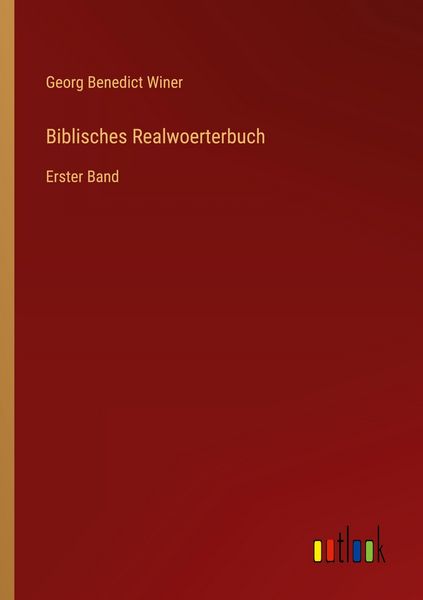 Produktbild: Biblisches Realwoerterbuch