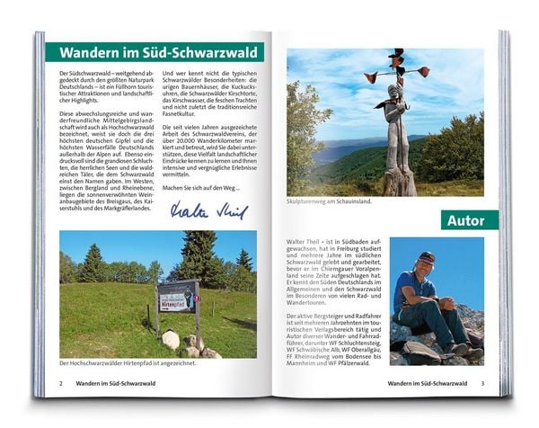 Produktbild: KOMPASS Wanderf&uuml;hrer Schwarzwald S&uuml;d mit Naturpark, Kaiserstuhl und Markgr&auml;flerland, 60 Touren mit Extra-Tourenkarte