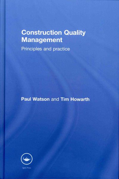 Produktbild: Construction Quality Management: Principles and Practice