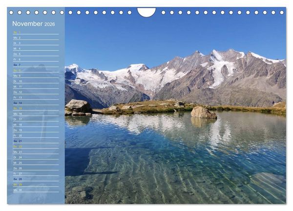 Produktbild: SeenSucht Entdecke Seen in der Schweiz Planer (Wandkalender 2026 DIN A4 quer), CALVENDO Monatskalender
