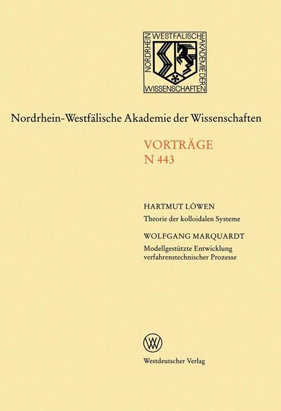 Produktbild: Nordrhein-Westfälische Akademie der Wissenschaften