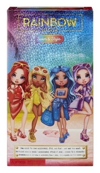 Produktbild: Rainbow High Swim & Style Fashion Doll- Ruby (Red)