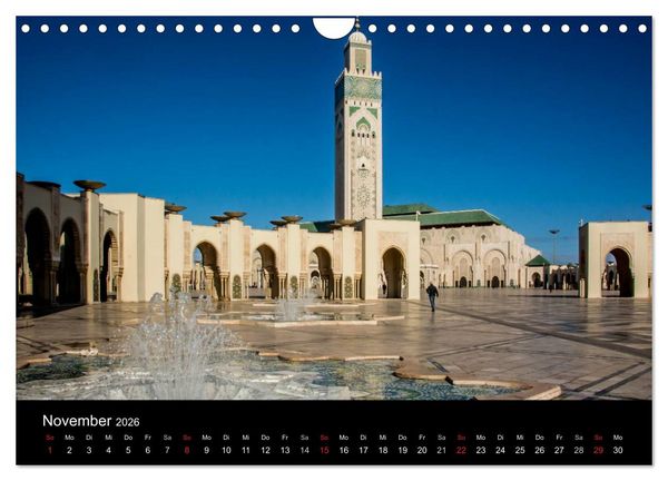 Produktbild: Marokko - Bilder einer Rundreise (Wandkalender 2026 DIN A4 quer), CALVENDO Monatskalender