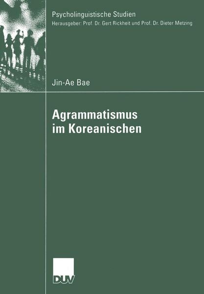 Produktbild: Agrammatismus im Koreanischen