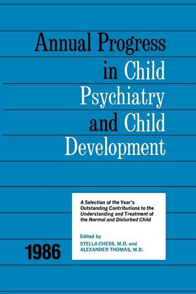 Produktbild: 1986 Annual Progress In Child Psychiatry