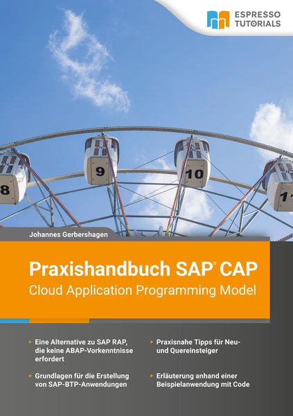 Produktbild: Praxishandbuch SAP CAP - Cloud Application Programming Model