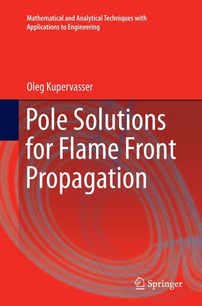 Produktbild: Pole Solutions for Flame Front Propagation