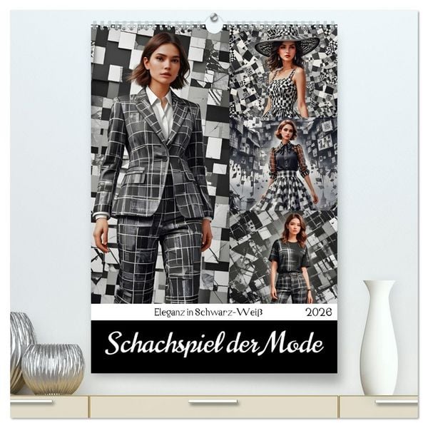 Produktbild: Schachspiel der Mode (hochwertiger Premium Wandkalender 2026 DIN A2 hoch), Kunstdruck in Hochglanz