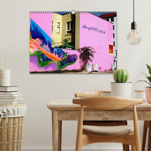 Produktbild: Grafitti 2026 (Wandkalender 2026 DIN A3 quer), CALVENDO Monatskalender