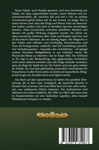 Produktbild: Spanisch lernen mit &Auml;sops Fabeln f&uuml;r Jung und Alt