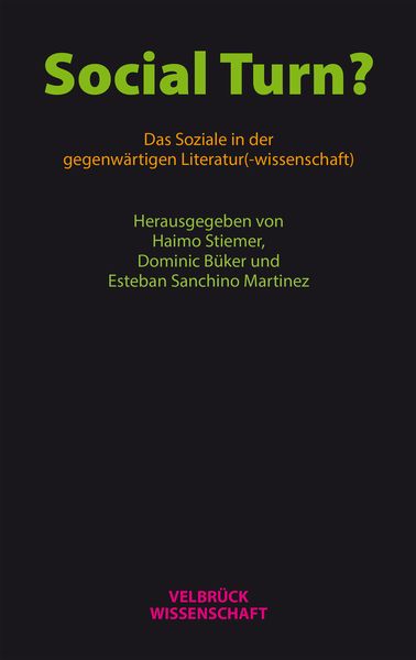 Produktbild: Social Turn? Das Soziale in der gegenw&auml;rtigen Literatur(-wissenschaft)