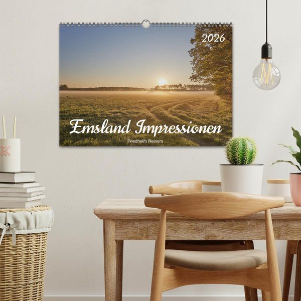 Produktbild: Emsland Impressionen (Wandkalender 2026 DIN A3 quer), CALVENDO Monatskalender