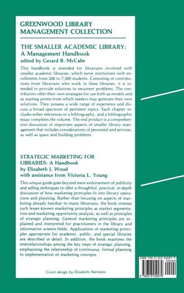 Produktbild: The Smaller Academic Library