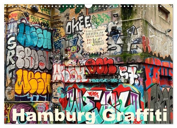 Produktbild: Hamburg Graffiti (Wandkalender 2026 DIN A3 quer), CALVENDO Monatskalender