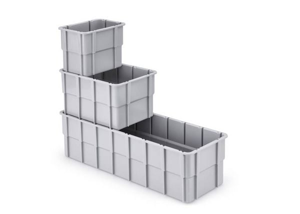 Produktbild: Alutec 75220 Einsatzkasten stapelbar (L x B x H) 181 x 131 x 101mm Grau 1St.