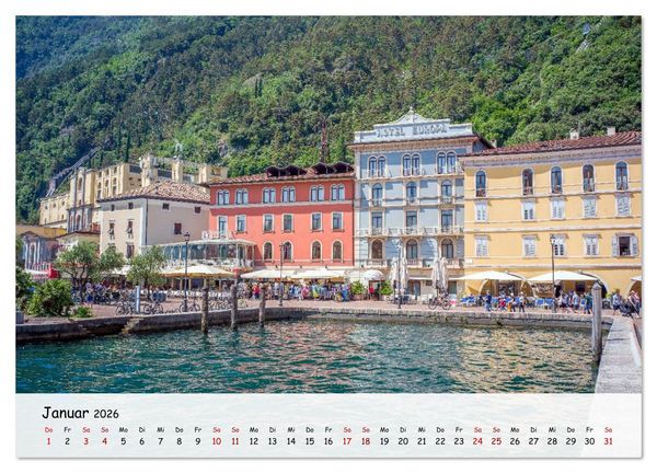 Produktbild: Riva del Garda - Am Gardasee ganz im Norden (Wandkalender 2026 DIN A3 quer), CALVENDO Monatskalender