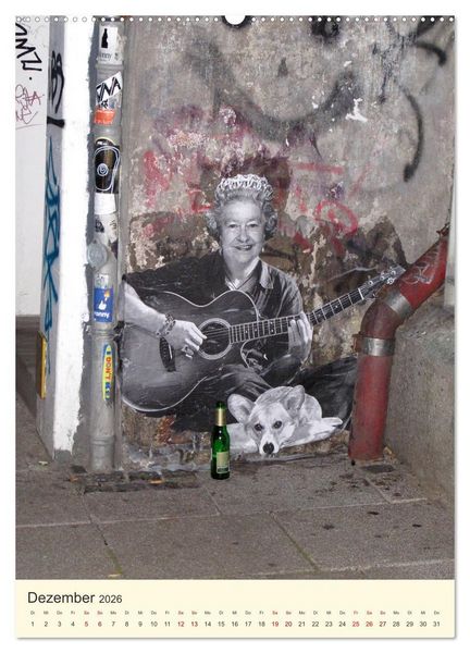 Produktbild: Famous Women in StreetArt (Wandkalender 2026 DIN A2 hoch), CALVENDO Monatskalender