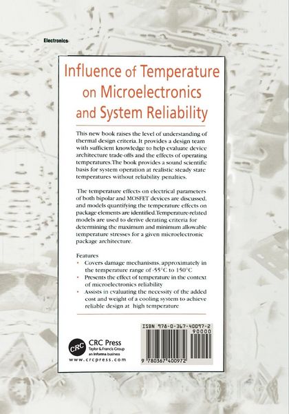 Produktbild: Influence of Temperature on Microelectronics and System Reliability