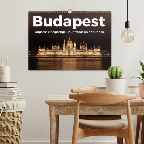 Produktbild: Budapest - Ungarns einzigartige Hauptstadt an der Donau. (Wandkalender 2026 DIN A3 quer), CALVENDO Monatskalender