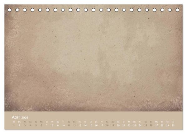 Produktbild: Vintage DIY Bastel-Kalender (Tischkalender 2026 DIN A5 quer), CALVENDO Monatskalender
