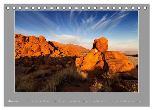 Produktbild: Namibia - Die Farben der Namib (Tischkalender 2026 DIN A5 quer), CALVENDO Monatskalender