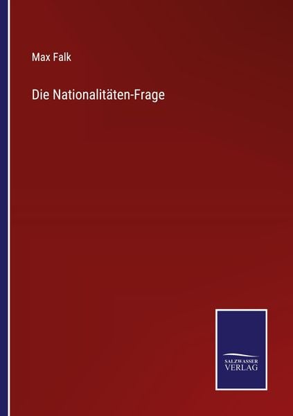 Produktbild: Die Nationalit&auml;ten-Frage
