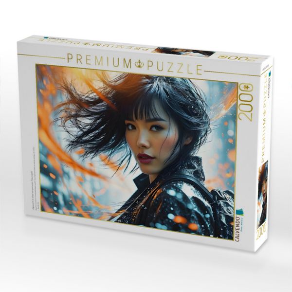 Produktbild: CALVENDO Puzzle Japanerin in einer verworrenen Traumwelt | 2000 Teile Lege-Gr&ouml;&szlig;e 90x67cm Foto-Puzzle f&uuml;r gl&uuml;ckliche Stunden