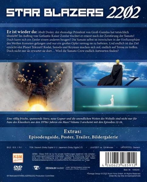 Produktbild: Star Blazers 2202 - Space Battleship Yamato - Vol.3