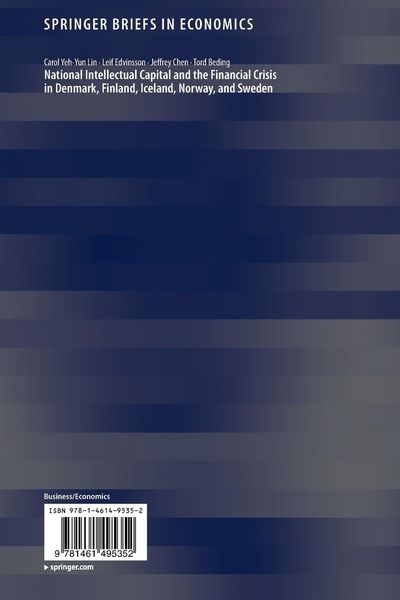 Produktbild: National Intellectual Capital and the Financial Crisis in Denmark, Finland, Iceland, Norway, and Sweden