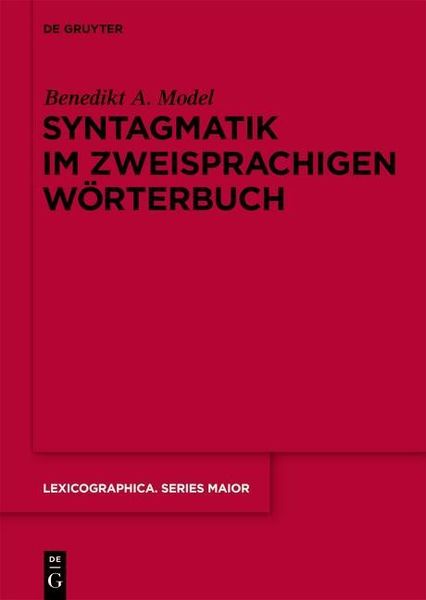 Produktbild: Syntagmatik im zweisprachigen W&ouml;rterbuch