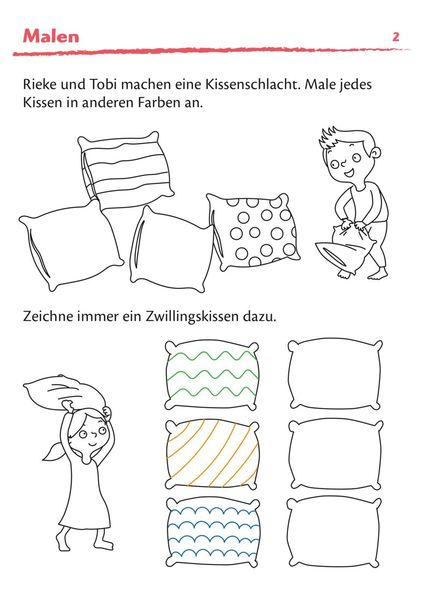 Produktbild: R&auml;tseln f&uuml;r Kita-Kinder: Mein bunter Kindergarten-Block: R&auml;tseln, malen, kombinieren