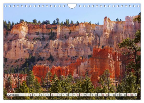 Produktbild: Bryce Canyon, Wunder der Natur (Wandkalender 2026 DIN A4 quer), CALVENDO Monatskalender