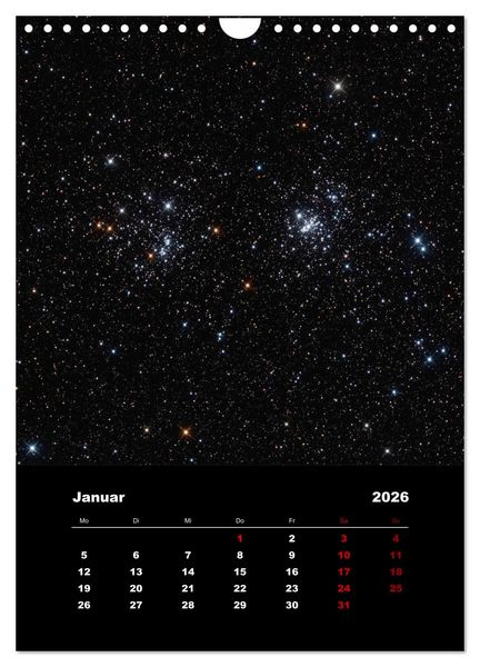 Produktbild: Das Universum (Wandkalender 2026 DIN A4 hoch), CALVENDO Monatskalender
