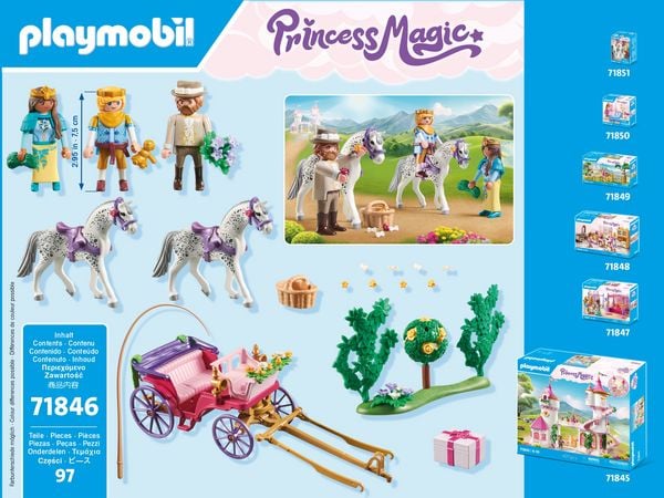 Produktbild: PLAYMOBIL 71846 Kutschfahrt mit Prinzessin und Prinz