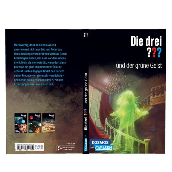 Produktbild: Die drei ???: und der gr&uuml;ne Geist